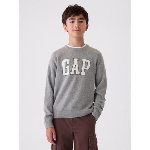 GAP Sweter w kolorze szarym ze sklepu Limango Polska w kategorii Swetry chłopięce - zdjęcie 179406348