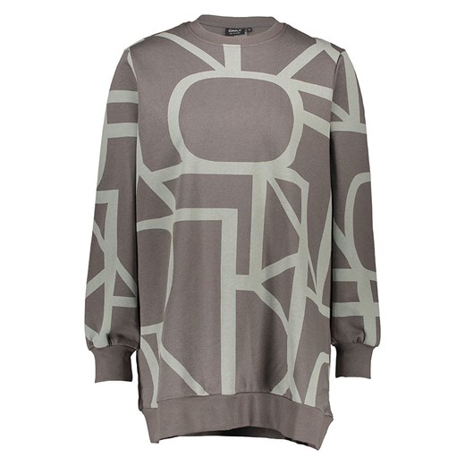 ONLY Bluza w kolorze brązowo-jasnozielonym ze sklepu Limango Polska w kategorii Bluzy damskie - zdjęcie 179406436