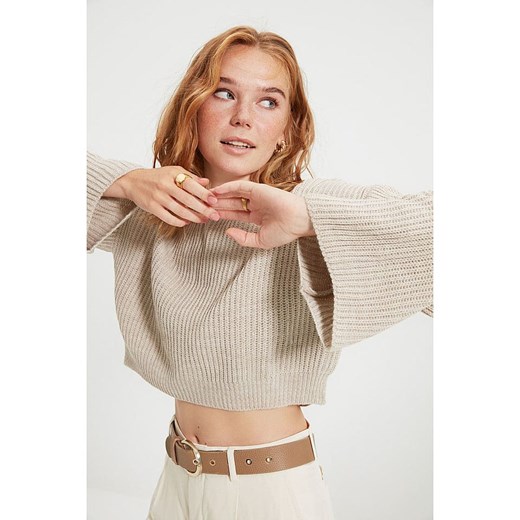 trendyol Sweter w kolorze kremowym Trendyol S okazyjna cena Limango Polska