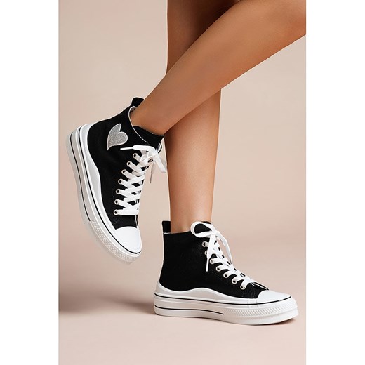 Foreverfolie Sneakersy w kolorze czarnym Foreverfolie 40 okazja Limango Polska