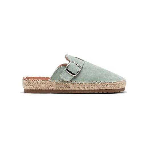 Foreverfolie Klapki w kolorze jasnozielonym Foreverfolie 39 okazyjna cena Limango Polska