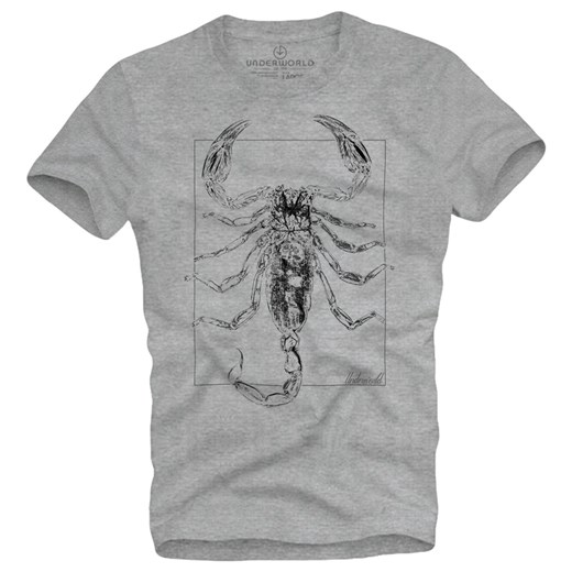 T-shirt męski UNDERWORLD Scorpion ze sklepu morillo w kategorii T-shirty męskie - zdjęcie 179407978