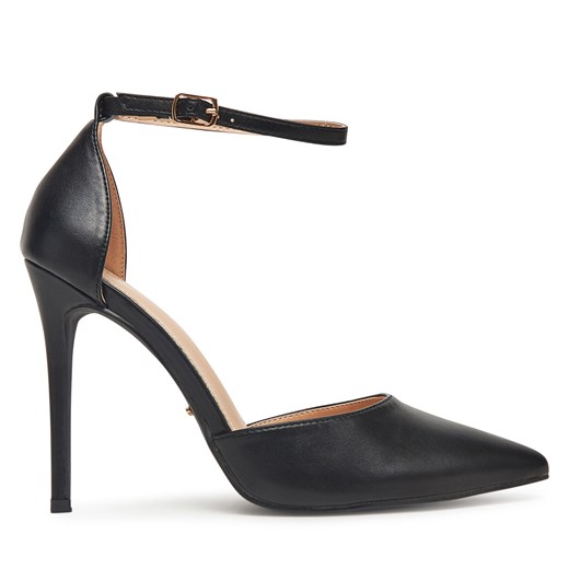 Czółenka DeeZee eleganckie na szpilce z klamrą 