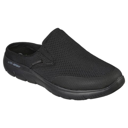 Klapki Skechers Summits Vindicator M 232296 Bbk czarne ze sklepu ButyModne.pl w kategorii Klapki męskie - zdjęcie 179409357