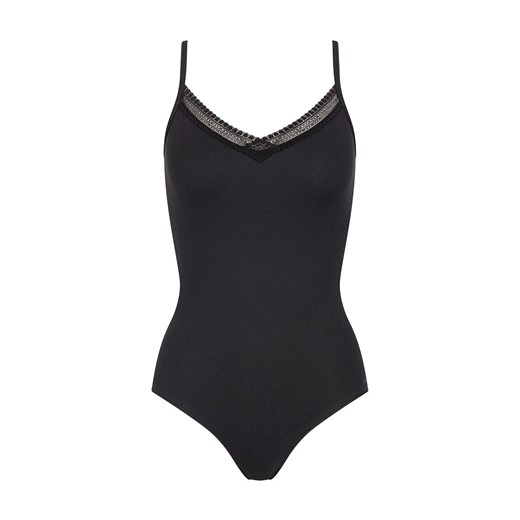 Sloggi czarne body damskie GO Ribbed 10217846, Kolor czarny, Rozmiar XS, Sloggi ze sklepu Primodo w kategorii Podkoszulki i halki - zdjęcie 179410255