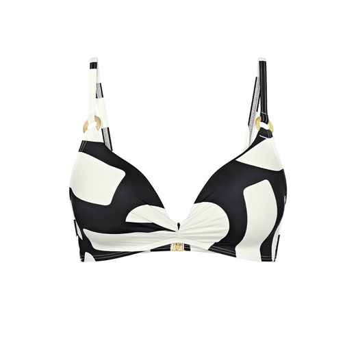 Triumph biustonosz bikini top z wkładkami Summer Allure 10222239-M016, Kolor czarno-biały, Rozmiar 38D, Triumph ze sklepu Primodo w kategorii Stroje kąpielowe - zdjęcie 179410258