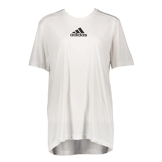 adidas Koszulka sportowa &quot;3S Back&quot; w kolorze białym ze sklepu Limango Polska w kategorii T-shirty męskie - zdjęcie 179410657