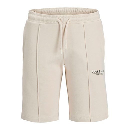 JACK &amp; JONES Junior Szorty dresowe &quot;Vesterbro&quot; w kolorze beżowym ze sklepu Limango Polska w kategorii Spodenki chłopięce - zdjęcie 179410847