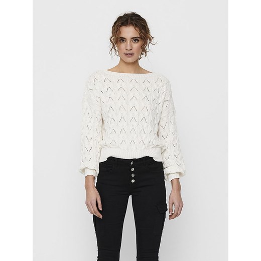 Sweter damski ONLY z okrągłym dekoltem casual 