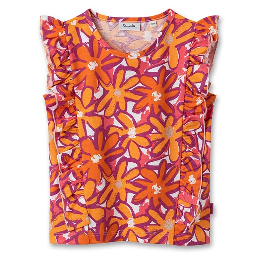 Sanetta Kidswear Top w kolorze pomarańczowo-fioletowym ze sklepu Limango Polska w kategorii Bluzki dziewczęce - zdjęcie 179411177