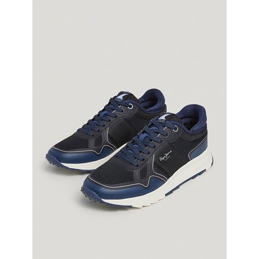 Pepe Jeans FOOTWEAR Sneakersy w kolorze granatowym ze sklepu Limango Polska w kategorii Buty sportowe męskie - zdjęcie 179411438
