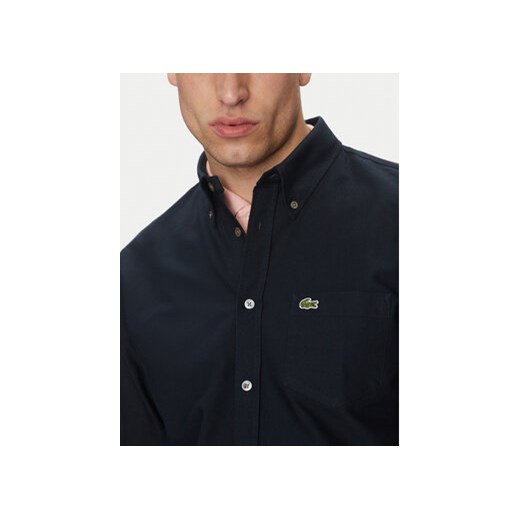 Lacoste koszula męska casualowa z długim rękawem 