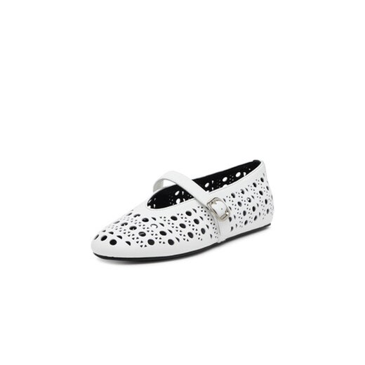 Balerinki BADURA bez zapięcia w nadruki casual