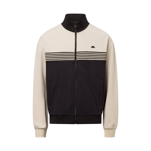 ellesse Bluza męska - Mondavio Mężczyźni Sztuczne włókno beżowy w paski ze sklepu vangraaf w kategorii Bluzy męskie - zdjęcie 179416365