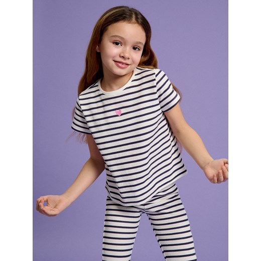 Sinsay - Komplet dzianinowy - kremowy Sinsay 128 Sinsay