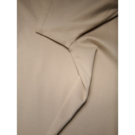 Reserved - T-shirt slim z bawełny pima - beżowy Reserved S Reserved