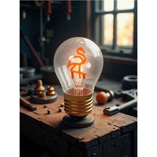 Sinsay - Dekoracyjna Lampa LED w Kształcie Żarówki Edisona - różowy ze sklepu Sinsay w kategorii Lampy stołowe - zdjęcie 179429487