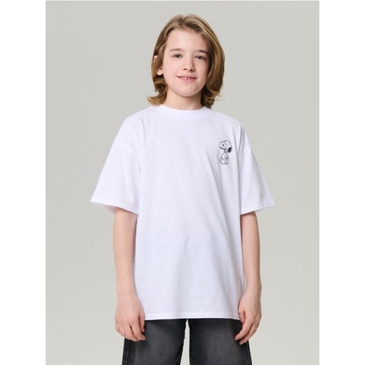 Sinsay - Koszulka Peanuts - biały ze sklepu Sinsay w kategorii T-shirty chłopięce - zdjęcie 179429526