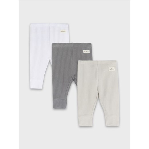 Sinsay - Legginsy 3 pack - biały ze sklepu Sinsay w kategorii Spodnie i półśpiochy - zdjęcie 179429758