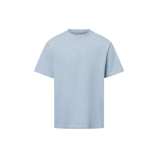 Levi's T-shirt męski Mężczyźni Dżersej jasnoniebieski jednolity ze sklepu vangraaf w kategorii T-shirty męskie - zdjęcie 179429776