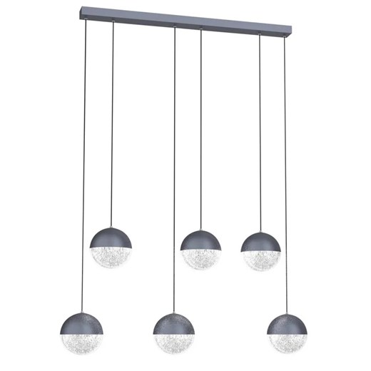 Szara nieregularna lampa ledowa - M118-Iliso Lumes One Size Edinos.pl