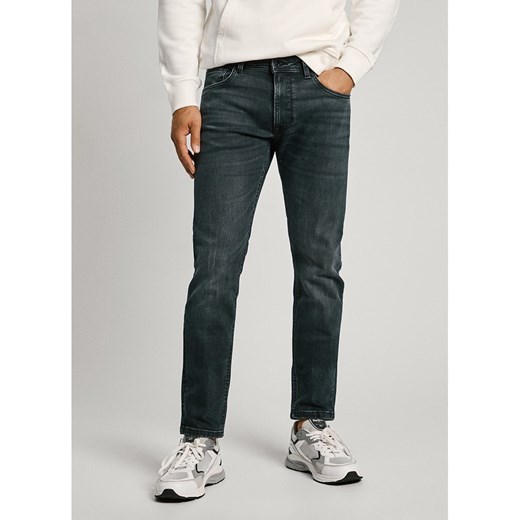 Pepe Jeans Dżinsy - Tapered fit - w kolorze antracytowym Pepe Jeans W32/L34 okazyjna cena Limango Polska