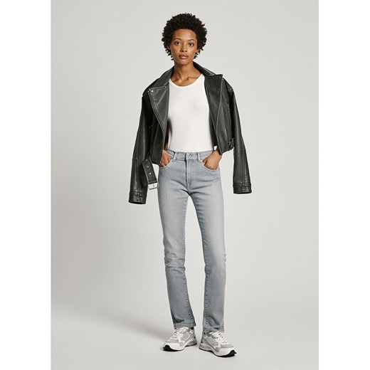 Pepe Jeans Dżinsy - Slim fit - w kolorze jasnoszarym ze sklepu Limango Polska w kategorii Jeansy damskie - zdjęcie 179431046