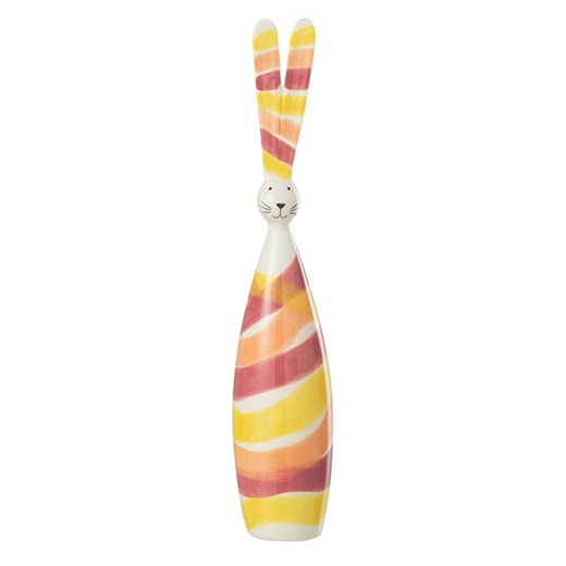 J Line Figurka dekoracyjna w kolorze różowo-pomarańczowo-złotym - wys. 36 x Ø 7 cm ze sklepu Limango Polska w kategorii Dekoracje - zdjęcie 179431377