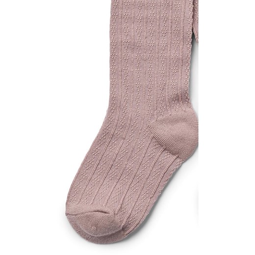 Wheat Wełniane rajstopy w kolorze jasnoróżowym 50-56 Limango Polska wyprzedaż
