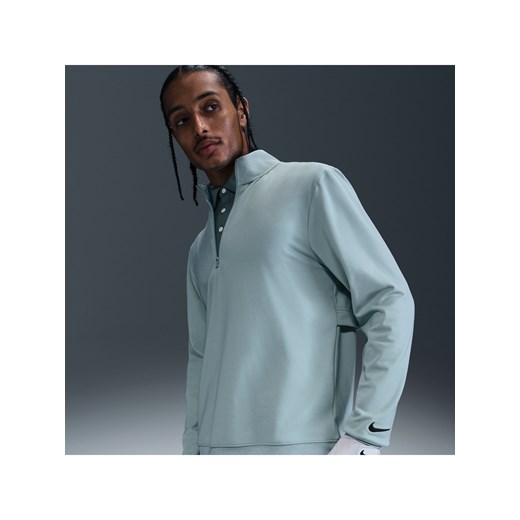 Męska bluza do golfa z zamkiem 1/2 Nike Tour - Szary ze sklepu Nike poland w kategorii Bluzy męskie - zdjęcie 179434805