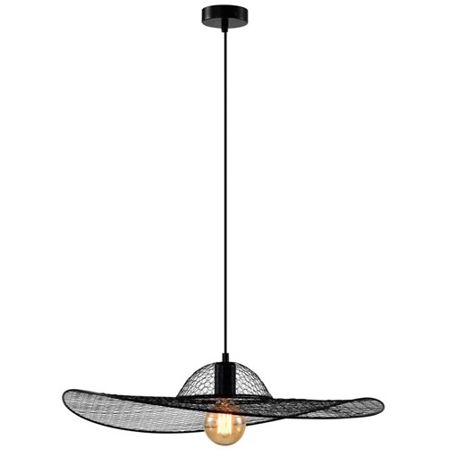 lampa Wisząca z dużym czarnym abażurem Coliru ze sklepu Edinos.pl w kategorii Lampy sufitowe - zdjęcie 179434926