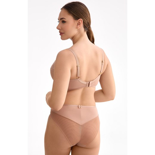 Biustonosz push-up beżowy Rina B214, Kolor beżowy, Rozmiar 65C, Ewa Bien ze sklepu Primodo w kategorii Biustonosze - zdjęcie 179436528