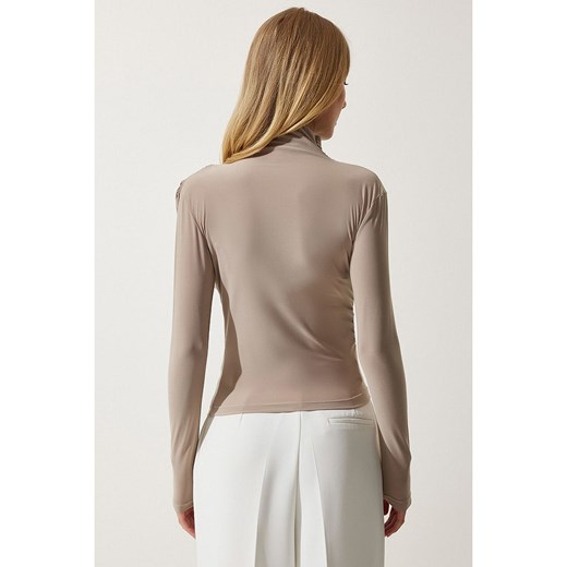 Happiness Istanbul Koszulka w kolorze szarobrązowym Happiness Istanbul 36 wyprzedaż Limango Polska