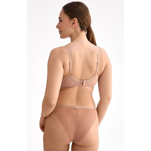 Biustonosz miękki soft beżowy Rina B161, Kolor beżowy, Rozmiar 65E, Ewa Bien ze sklepu Intymna w kategorii Biustonosze - zdjęcie 179437145