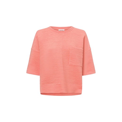 Opus Damski sweter z krótkim rękawem - Gandro Kobiety morelowy wypukły wzór tkaniny ze sklepu vangraaf w kategorii Bluzy damskie - zdjęcie 179439126