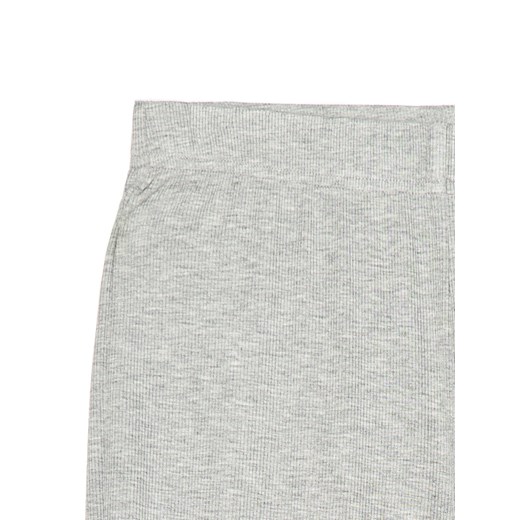 Cropp - Prążkowane spodnie flare z wiskozą - jasny szary Cropp L Cropp