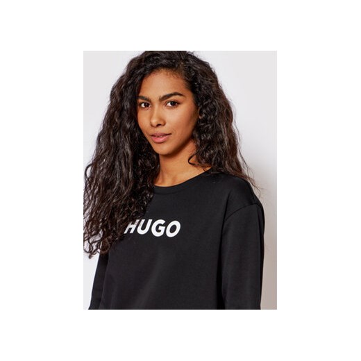 Hugo Bluza 50470571 Czarny Regular Fit S MODIVO