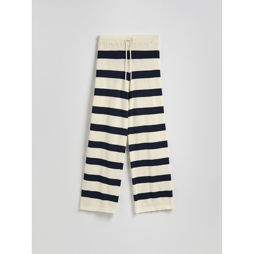 Reserved - Dzianinowe spodnie - wielobarwny Reserved M Reserved