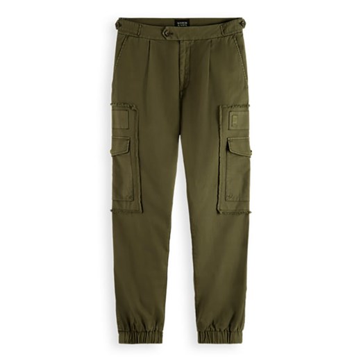 Scotch &amp; Soda Bojówki w kolorze khaki ze sklepu Limango Polska w kategorii Spodnie męskie - zdjęcie 179443079