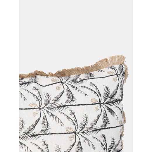 Sinsay - Poduszka dekoracyjna wykończona frędzlami - beżowy Sinsay One Size Sinsay