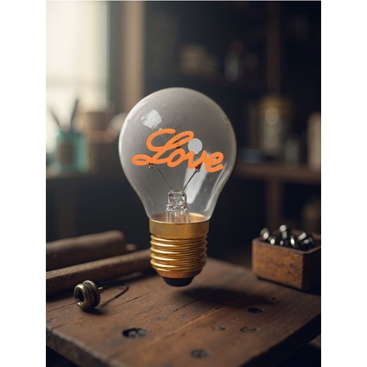 Sinsay - Dekoracyjna Lampa LED w Kształcie Żarówki Edisona - różowy ze sklepu Sinsay w kategorii Lampy stołowe - zdjęcie 179448145