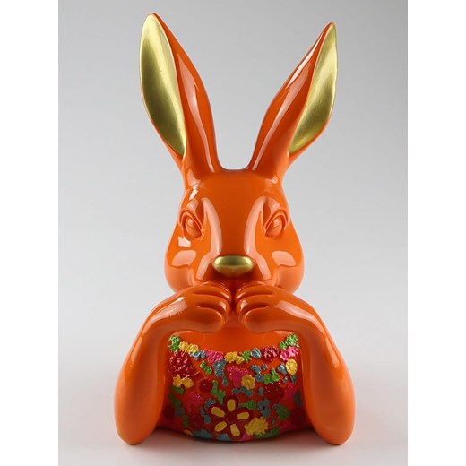 AM Design Figurka dekoracyjna w kolorze pomarańczowym - 14 x 23 x 13 cm ze sklepu Limango Polska w kategorii Dekoracje - zdjęcie 179449149