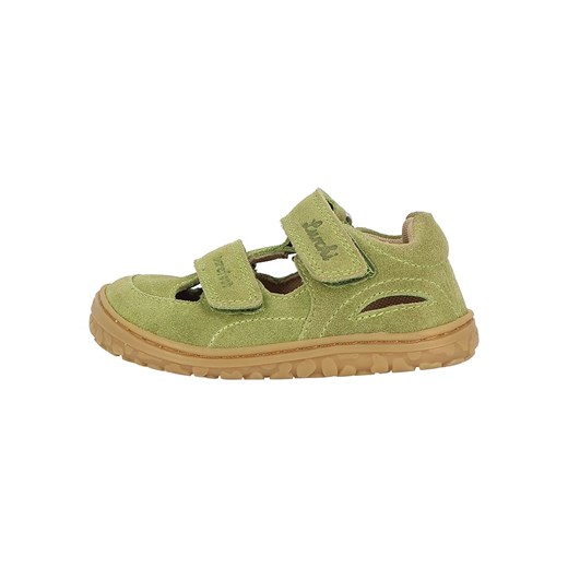 Lurchi Skórzane buty &quot;Nando&quot; w kolorze khaki do chodzenia na boso ze sklepu Limango Polska w kategorii Sandały dziecięce - zdjęcie 179449436