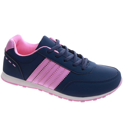 Granatowo różowe damskie buty sportowe /G5-217417 T301/ Pantofelek24 37 Pantofelek24.pl