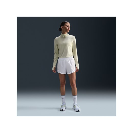 Damskie spodenki do biegania ze średnim stanem i wszytą bielizną Nike Dri-FIT Tempo - Biel ze sklepu Nike poland w kategorii Szorty - zdjęcie 179454058