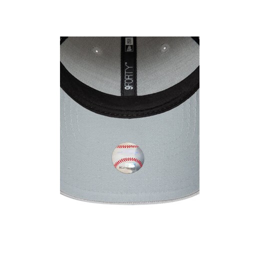 New Era Czapka z daszkiem New York Yankees Met Denim 9Forty 60595374 Srebrny New Era one size MODIVO