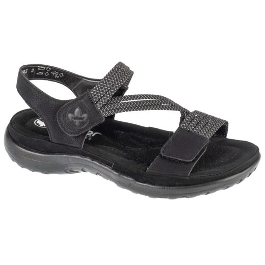 Sandały Rieker Sandals 64870-00 czarne ze sklepu ButyModne.pl w kategorii Sandały damskie - zdjęcie 179455778