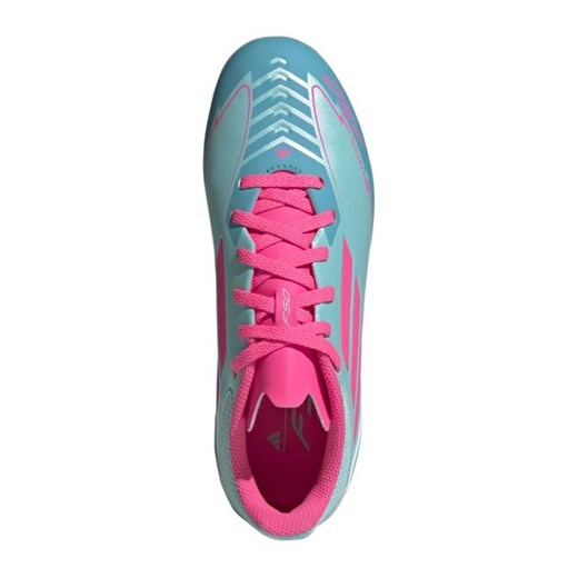 Buty piłkarskie adidas F50 League FG/MG Messi Jr IH0931 niebieski, różowy 36 ButyModne.pl