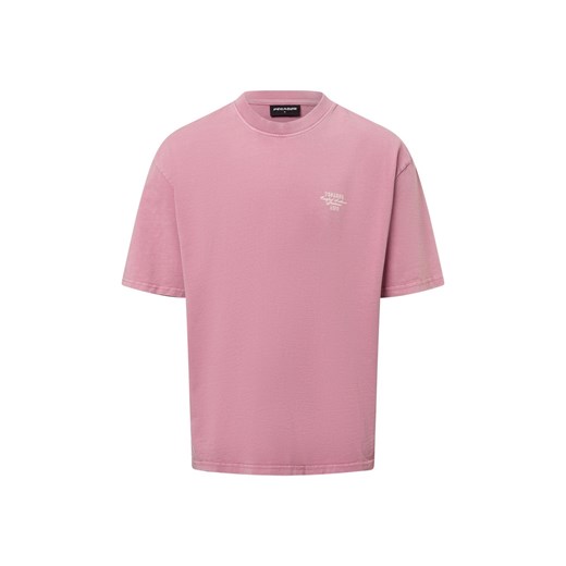 PEGADOR Koszulka męska - Sydon Mężczyźni Bawełna brudny róż jednolity ze sklepu vangraaf w kategorii T-shirty męskie - zdjęcie 179460245
