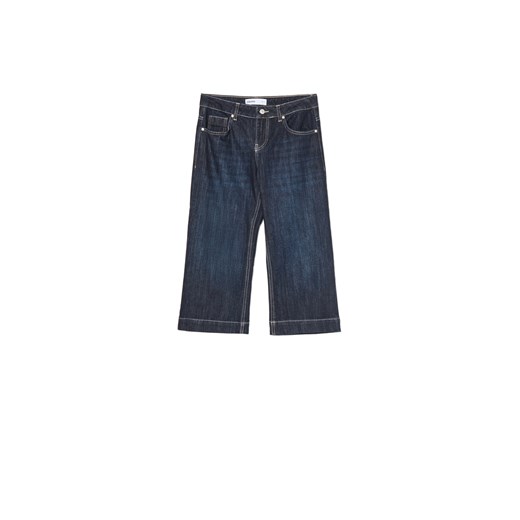 Cropp - Jeansowe szorty capri w stylu vintage - granatowy ze sklepu Cropp w kategorii Szorty - zdjęcie 179460679